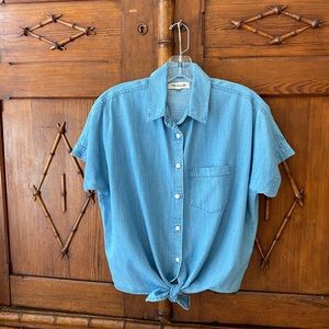 MADEWELL XS denim top